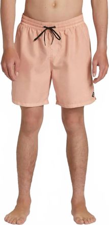 Billabong All Day Overdyed Layback Surf Shorts In Dusty Melon