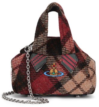 Vivienne Westwood Tartan Wool Tweed Top Handle Bag - Multicolor