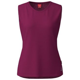 LOEFFLER Loose Tanktop Merino-Tencel Merinoshirt f&uuml;r Damen | lila