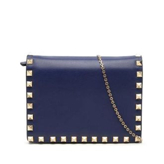 Valentino Pre-owned Cross Body Bags, female, Blue, Size: ONE SIZE Pre-owned Vintage Crossbody Bag