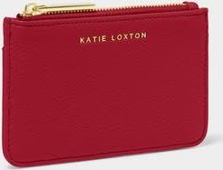Katie Loxton Hana Coin and Card Holder in Garnet Red at Nordstrom