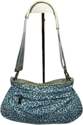 Bottega Veneta Pre-owned Canvas Schoudertas - Dames - Vintage Schoudertas - Blauw - ONE Size - Vintage