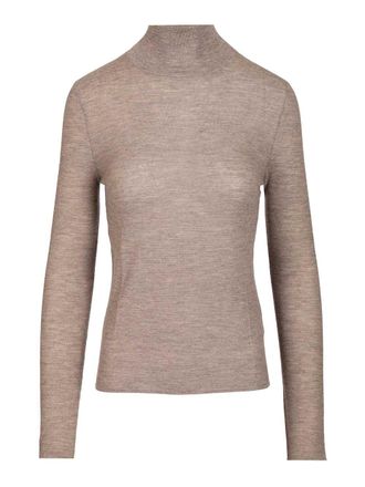 Lisa Yang Lory Cashmere Turtleneck Knitwear Marrone-Donna