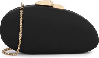 Kazar Minimalistische Clutch - Dames - Clutches - Zwart - ONE Size - Tassen