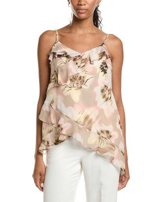 Kenneth Cole Asymmetric Ruffle Cami