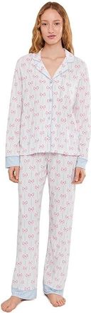 PJ Salvage Playful Prints Womens Pajama : LG (US 10-12), Cotton/Modal