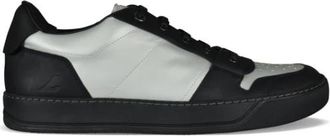 Lanvin Dbb 1 Leren Sneakers - Heren - Sneakers - Zwart - 39 EU - Leer - Schoenen
