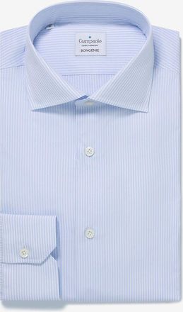 Giampaolo Lang&auml;rmeliges Hemd aus Baumwolle mit feinen Streifen