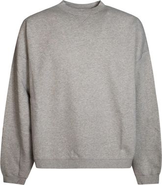 Golden Goose GC Slub Embroidered Slub Cotton Fleece Sweatshirt