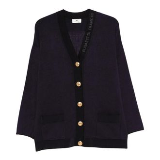 Elisabetta Franchi Donna, Maglie, Blu, L, new