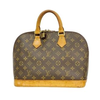 Louis Vuitton Pre-owned Handbags, female, Brown, Size: ONE SIZE Pre-owned Vintage Monogram Canvas Handbag