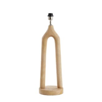 Light & Living L&aacute;mpara De Mesa - Xitta - Natural - Madera - - Light&living