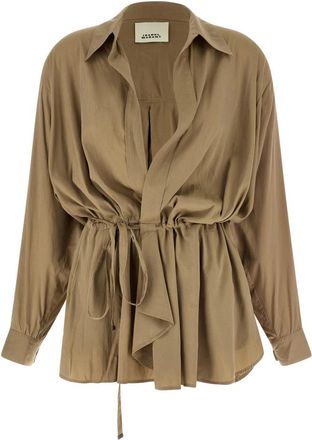Isabel Marant Shirts, female, Green, XS, Keren blazer
