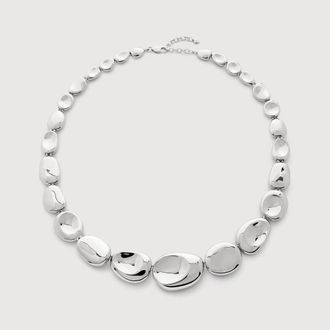 Monica Vinader Sterling Silver Aria Collar Necklace