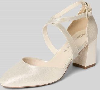 Tamaris Tamaris High Heels mit Dornschließe in Gold, Größe 39