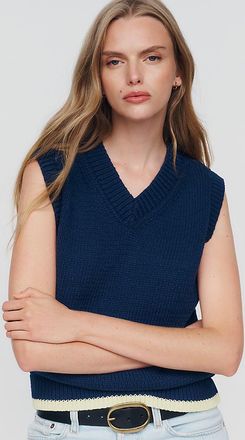 Maeve V-Neck Sweater Vest