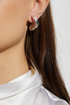 Bottega Veneta Silver Earrings, Womens, Silver