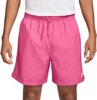 Nike Mens Club Flow Shorts - Pinksicle/White Size XXL