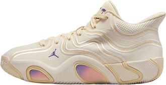 Nike HV5893-100 Jordan Tatum 3 (GS) Men SAIL/Dark IRIS-Muslin-Pale Ivory UK 3.5