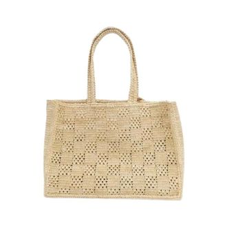 Louis Vuitton Pre-owned Bolso Tote Damier Raffia - Pre-owned - Mujer - Beige - ONE SIZE