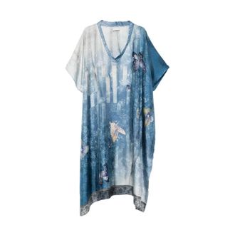 Pierre-Louis Mascia Aloe Printed Kaftan Dress - female - Pierre-Louis Mascia - Beachwear - Multicolor - ONE SIZE - Swimwear