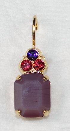 Mariana Womens Xenia Earrings In Purple / Pink