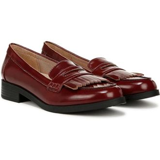 Life Stride Santana Loafers Womens Pinot Noir Moc Toe Slip On Shoes HTAT974