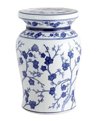 Jonathan Y Designs Jonathan Y Cherry Blossom Ceramic Garden Stool