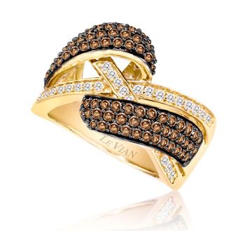 Le Vian Ladies Euphoria Chocolate Rings set in 14K Honey Gold
