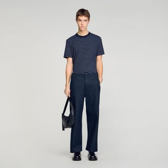 Sandro Raw barrel jeans