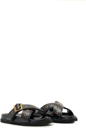 AllSaints Suki Western Sandal in Black at Nordstrom, Size 8Us