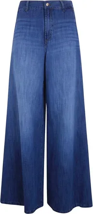 Lois Jeans, Dames, Blauw, W32, Wide Jeans