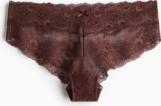 H&M 2er-Pack Hipster aus Spitze - Brown