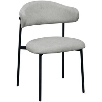 OEM Silla Tapizada Milos, Tela Gris Claro