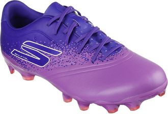 Skechers Mens Razor Gold Firm Ground Football Boots Purple/Black 10