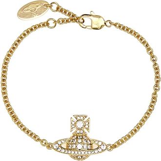 Vivienne Westwood Accessoires, Dames, Geel, ONE Size, Gouden Metalen Armband