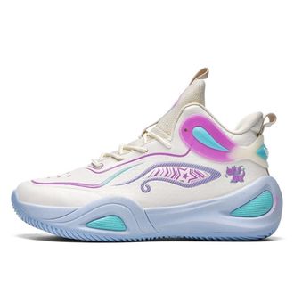 Generic Mens Basketball Shoes are Breathable Anti Slip Wear-Resistant Outdoor Sports Training Boots Walking Shoes(Beige,5.5 UK)