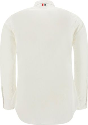 Thom Browne Mens Cotton Shirt White