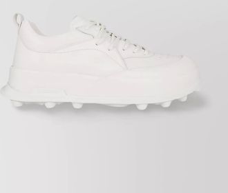 Jil Sander chunky sole pull tab sneakers