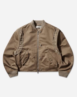 Our Legacy Women s Frill Bomber Jacket Kharkee