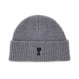 Ami Berretto De Coeur - - Accessories - unisex - Grigio - ONE SIZE