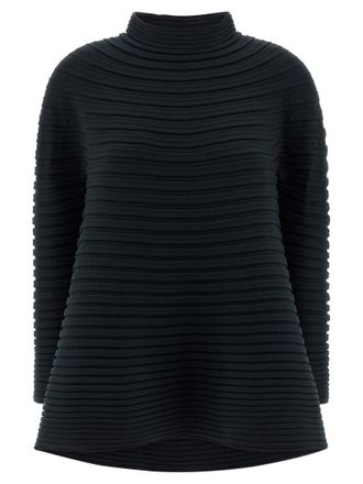 Pleats Please Issey Miyake Bounce Knit-Oberteil