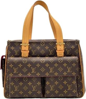 Louis Vuitton Pre-owned Vintage Tote Bag - Dames - Vintage Shopper - Bruin - ONE Size - Leer - Vintage