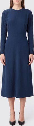 Victoria Beckham Abito midi Dolman in misto viscosa a maniche lunghe