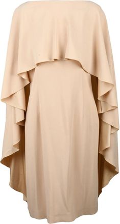 Alberta Ferretti Cream Longuette Sheath Dress