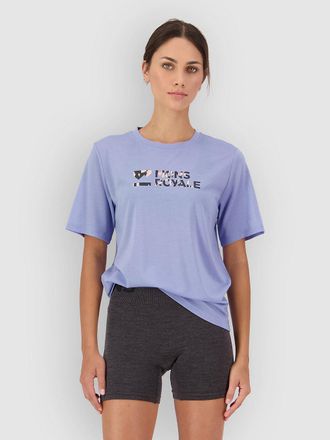 Mons Royale Merino Icon Relaxed Funktionsshirt blau