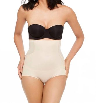 Miraclesuit Fit And Firm High-Waist Shaping Brief In Beige