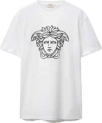 Versace 1W000 T-shirt - Heren - T-shirts - Wit - XL - Tops