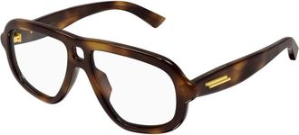 Bottega Veneta Eyeglasses - unisex - Brillen - Bruin - 55 MM - Accessoires
