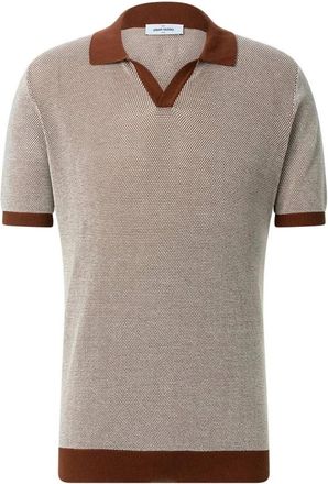 Gran Sasso Polo Shirt - Heren - Polos - Bruin - 3XL - Katoen - Tops
